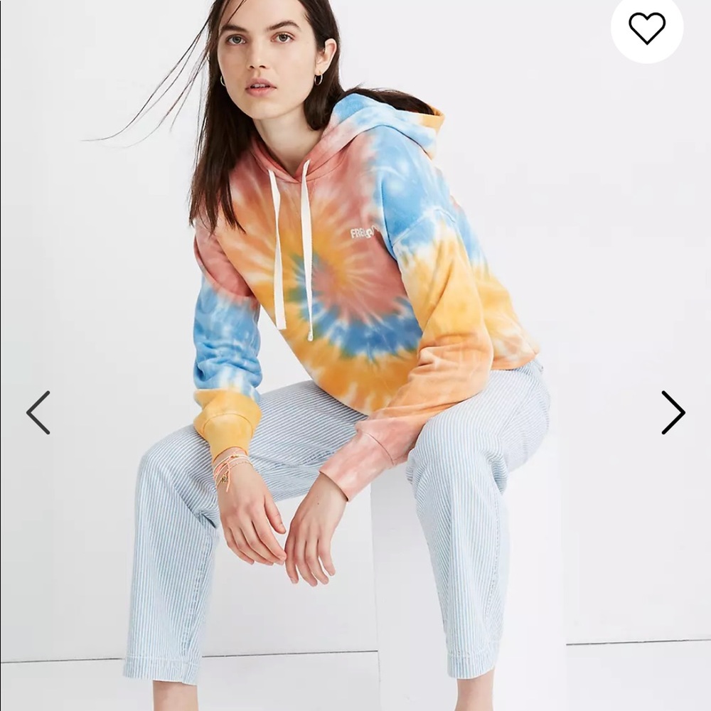 Madewell Free And Easy Tie Dye Hoodie